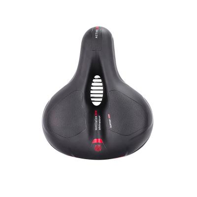 China Single Seat PU Outdoor Soft Memory Sponge Shockproof Bike Bicycle Saddle For Bicycle Reflective Seat Saddle for sale