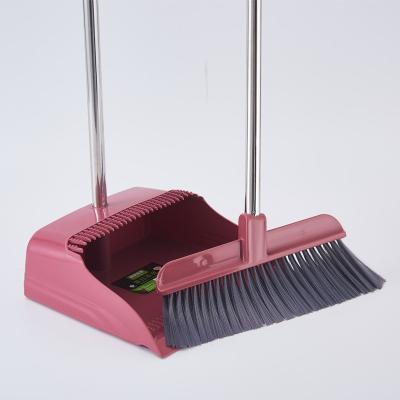 China Durable modern fancy the best hand hotel soft extendable broom and dustpan for sale