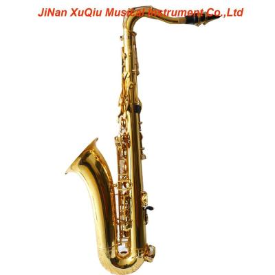 China Gold Lacquer Gold Lacquer Tenor Saxophone /Best Selling Saxophone for sale