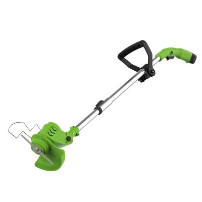 China Carbon steel 2-In-1 Rechargeable Portable External Lithium Battery Wireless Outdoor Grass Trimmer and Weed Cutter for sale