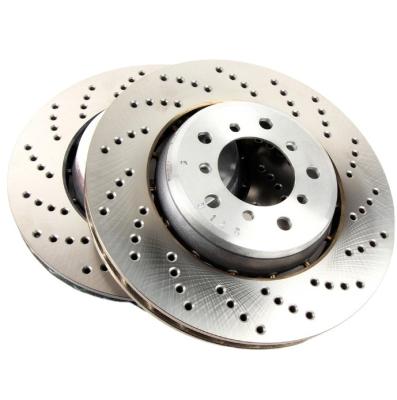 China Hot Selling Competitive Price Auto Parts OEM Slocted Drilled Front Brake Disc For Hyundai for sale