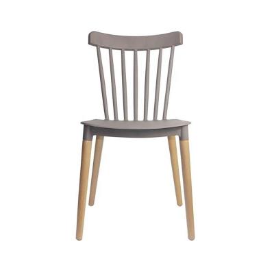 China Modern Modern Colorful Wedding Princess Garden plastic Stack Chair Bistro Windsor Style Dining Room Chair for sale