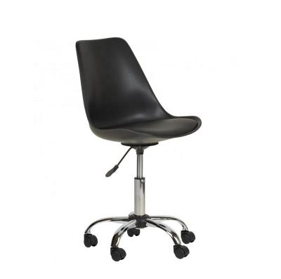 China Modern modern office furniture Cadeira do escritorio negotiation chair boss chrome leg with wheel white plastic bar chair office chair for sale