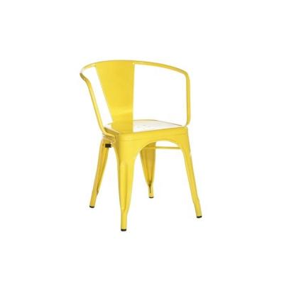 China Modern Vintage Tolixs Style Arm Chair Stackable  Metal Stool dining chair for sale