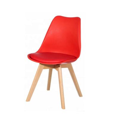 China Modern Chaise Style Scandinave Blanche et Chene Massif chair Ralf wood plastic for sale