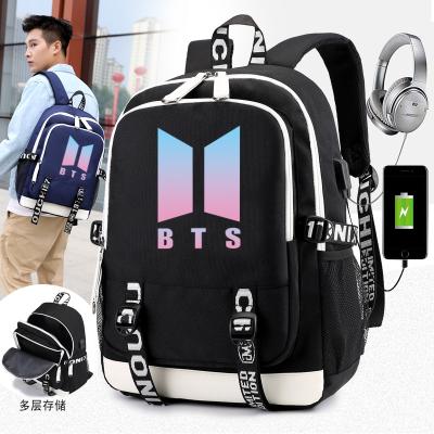 China With USB ZHANGKELI factory wholesale 2021 hot sale custom logo bagpack stretching custom school bag for collage students for sale