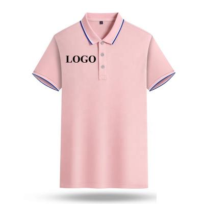 China MOTE-ZC438 2022 Anti-wrinkle Plain Polo Shirts Custom Logo Cotton Short Sleeve Polo Shirt With Logo Custom Logo Printed for sale