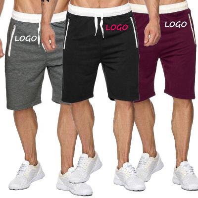 China MOTE-ZC549 2022 High Quality Pants Summer Solid Casual Mens Beach Wear Breathable Shorts Knee Length Mens Cotton Custom Shorts for sale