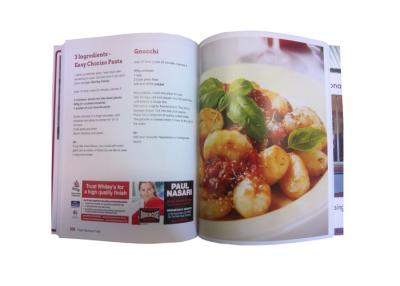 China Practical Useful Cookbook Printing With CMYK Color And Gloss Lamination for sale