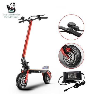 China Outdoor Sports 10 Inch 500w Self Balancing Personal Transporte Easy Travel Moped Folding Electric Bike Scooter for sale