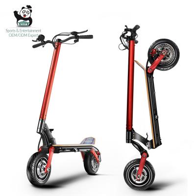 China 10 Inch 500W Battery Original Electric Scooter 10AH 12AH Foldable Off Road Scooter Unisex Electric Motor 50KM Chain for sale