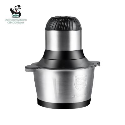 China Best High Efficiency Electric Inexpensive Best Commercial Quality 220 Volt New Stainless Steel Vegetable Cutter Small Electric Chopper for sale