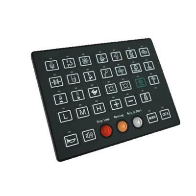 China 32-key silicone CAN bus communication panel with IP65 rating and customizable options for sale