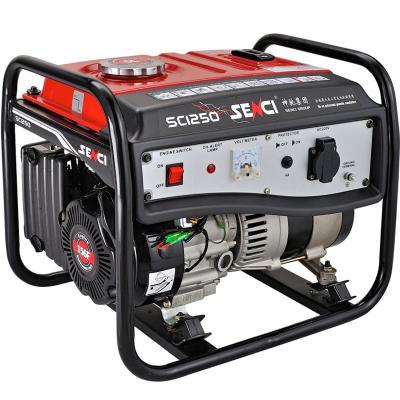 China Portable Generator Provide Electric Power For Home Use SENCI SC1250-I 800w Lightweight Portable Generator Gasoline for sale