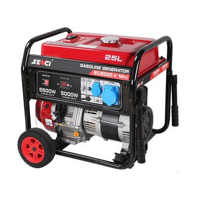 China Portable Generator Provide Electric Power For Home Use Senci 9000Watts Gasoline Power Generation Generator AVR for sale