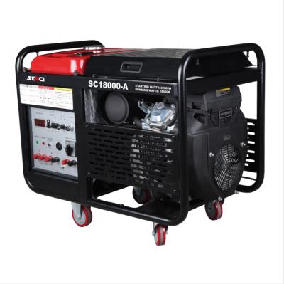 China Medium Generator Supply Electric Power Senci Mini Generator 15KW Open Frame Gasoline Silent Generator For Sale for sale