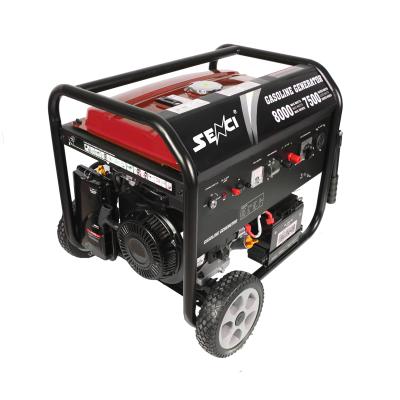 China Senci Gift Card 8000watts Gasoline Engine Generator Spare Parts SC8000-E3 for sale