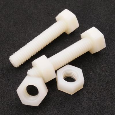 China Plastic Standard Plastic Hex Bolts Assembled Nuts For M5 Thread Fastening for sale