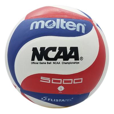 China Wholesale Official PU Size 5 NCAA 5000 Eco-Friendly Molten Leather Soft Touch Laminated Volleyball BALL for sale