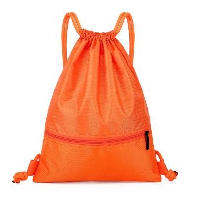 China Wholesale Customized Promotional Nylon Drawstring Shop And Backpack Eco - Friendly Draw String Bags for sale