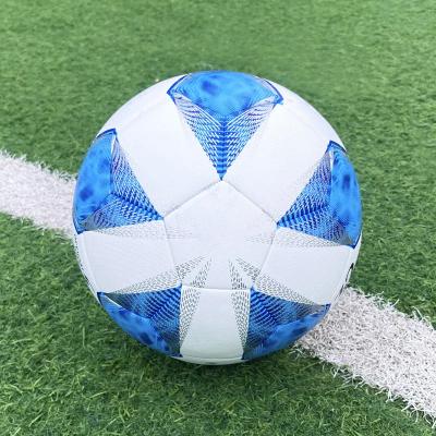 China Hot Selling Cheap Promotional Professional Size 5 Eco-friendly Custom Logo Machine Stitched PVC Soccer Ball Balon De Futbol Football for sale