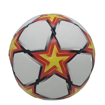 China Eco - Friendly High Vending Competition Standard 5# Match Thermal Bonded PU Soccer Ball Football for sale