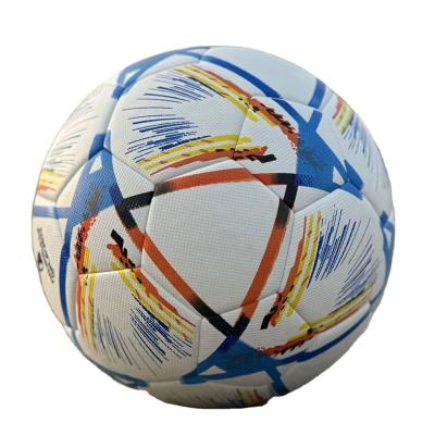 China Eco-friendly Wholesale World 2022 Cup Qatar Size 5 Soccer Ball PU Soccer Ball for sale