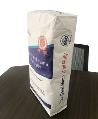 China OEM Printing 25kg 50kg Industrial Paper Bags For Cement Food Stuff Sustainable for sale