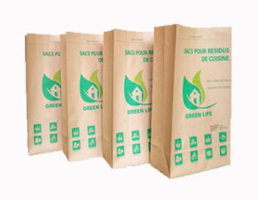 China Eco Friendly Pinch Bottom Paper Bags Polypropylene Kraft Paper Bags High Tensile Strength for sale