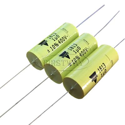 China Axial Capacitors 1813 1UF 400V General Purpose Straight Axial 105 Super Polyester Film Capacitor for sale