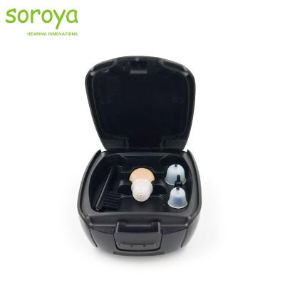 China Analog Invisible Mini Nose Rinse ITC Rechargeable Hearing Aids In The Ear Filling Hearing Aid For The Deaf for sale