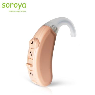 China Affordable Analog High Performance Hearing Aid Porcelain Good Price BTE Hearing Aid 13A for sale