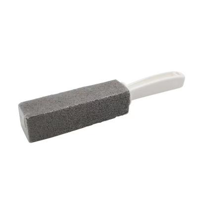 China Disposable Pumice Stone For Toilet With Handle Brush Stick For Bath Bowl Stain Remover Glass Porcelain Pool Tile Foot Cleaning Maker for sale