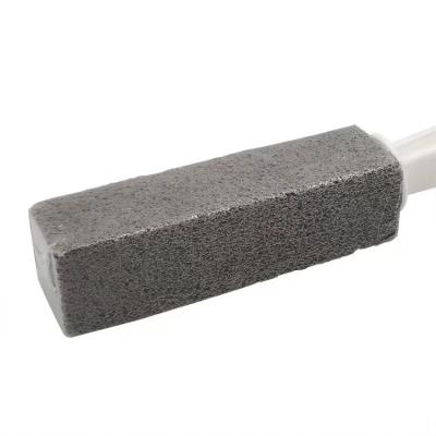 China Disposable Pumice Stone For Toilet With Handle Brush Stick For Bath Bowl Stain Remover Glass Porcelain Pool Tile Foot Cleaning Maker for sale