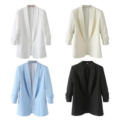 China BOXINYU 2023 QUICK DRY fashion female office wear blazers ladies women's clothing coat solid color coat for sale