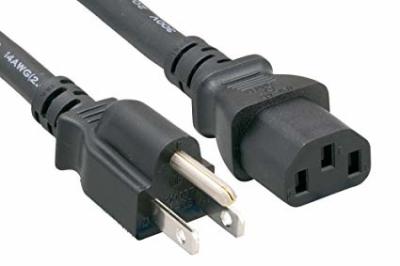 China Multi Purpose North American Power Cord Perfect Match For Your Computer / PC for sale