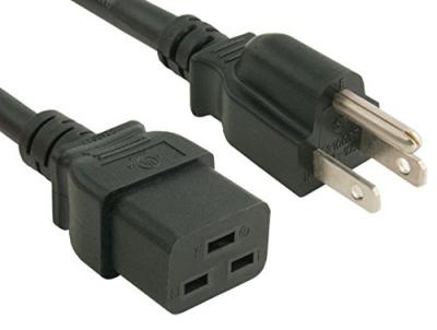 China Custom Length UL North American Power Cord 3 Pin 15A 125V Wire Electric Plug for sale