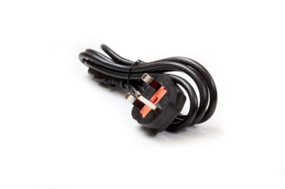 China Black 3*0.5mm2 3*0.75mm2 UK Power Cord C13 3*1.0mm2 For Home Application for sale