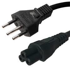 China PVC Brazil Black Flat Plug Extension Cord Customized Cable Length for sale