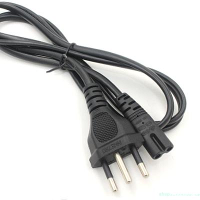 China 3 Pin Brazil Power Cord High Safety For Home Appliance And Electrical Equipment for sale