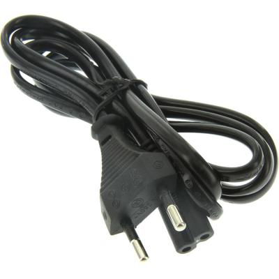 China Black European Ac Power Cord PVC Copper Material For Home Application for sale