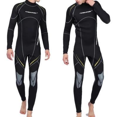 China Premium Winter Mens Thermal Wetsuit 3mm MAN Neoprene Scuba Diving Warm Wetsuits Full Suit Black Kayaking Surfing Swimming Equipment for sale