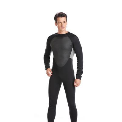 China MAN Extra Large Plus Size 4XL Body Suit One Piece Narrow Mens Wetsuit 3MM Full Long Neoprene Keep Warm Jumpsuit Scuba Diving Surfing for sale