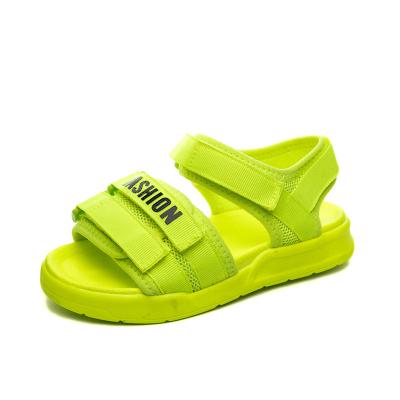 China Deodorization 2022 summer new arrival children jelly candy color soft ware buckles non-slip sandal slippers for sale