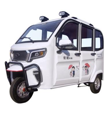 China High quality adult 3 wheel passenger electric cabin covered 60 V 3000W electric rickshaw tricycle for elderly people for sale