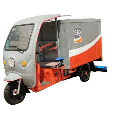 China Electric cargo cargo tricycle truck small with box for transportation delivery with 1000w motor for sale