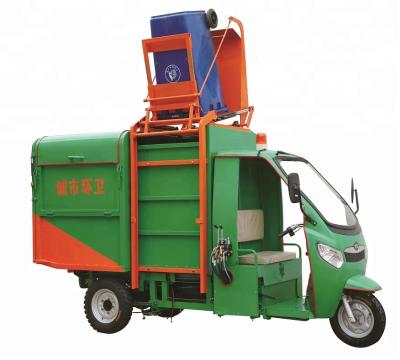 China 2019 New Electric Cargo Garbage Tricycle 900w Electric Garbage Cleaning Tricycle for sale