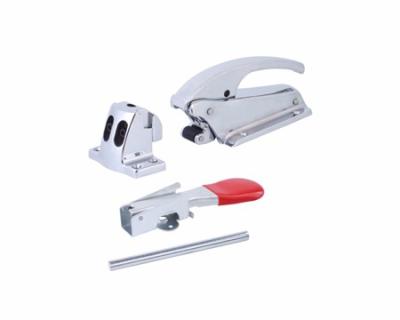 China YL-W838 Convex Freezer Frost Door Handle Door Safety Handle, Zinc Alloy Material, With Lock for sale