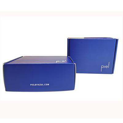 China Recyclable Folding Blue Apparel Mailer Box Shipping Custom Mailer Boxes For Clothes for sale