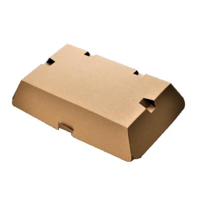 China Biodegradable Custom Printed Foldable Long Burgers Hamburger Packaging Hamburger Box for sale